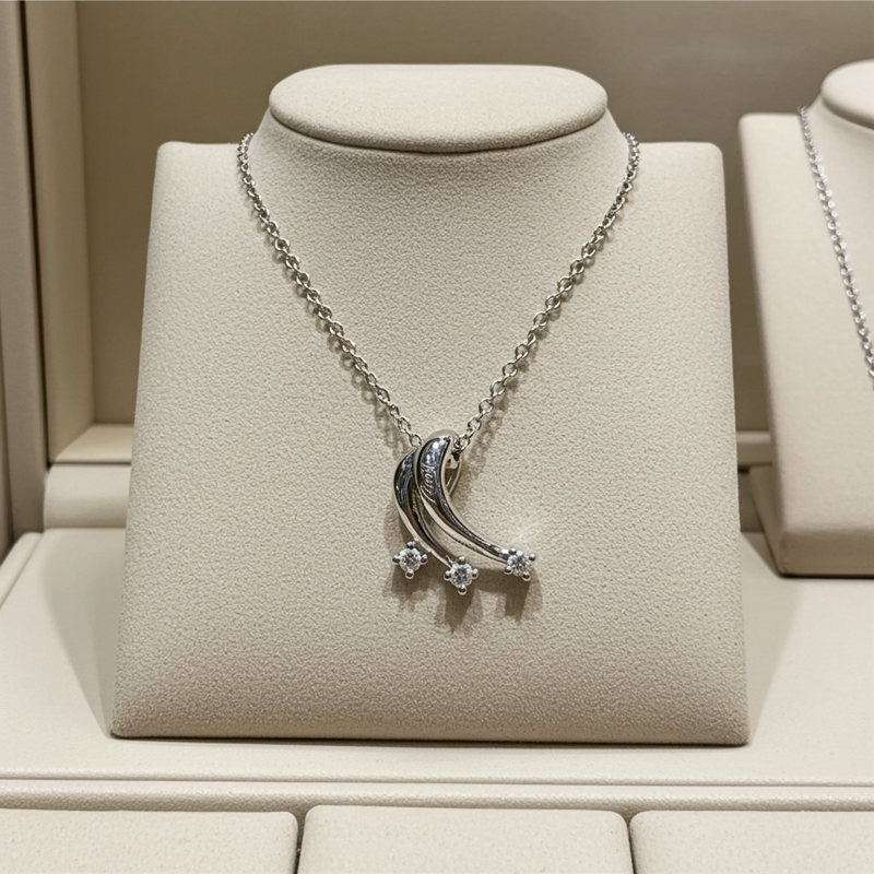 Collana Trilogy & Ciondolo Tennis