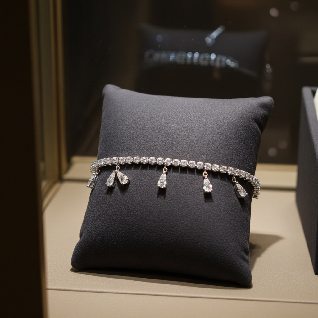 Bracciale tennis - 18 carati Oro bianco - 1.66ct. tw. Diamante (Naturale) - Diamante