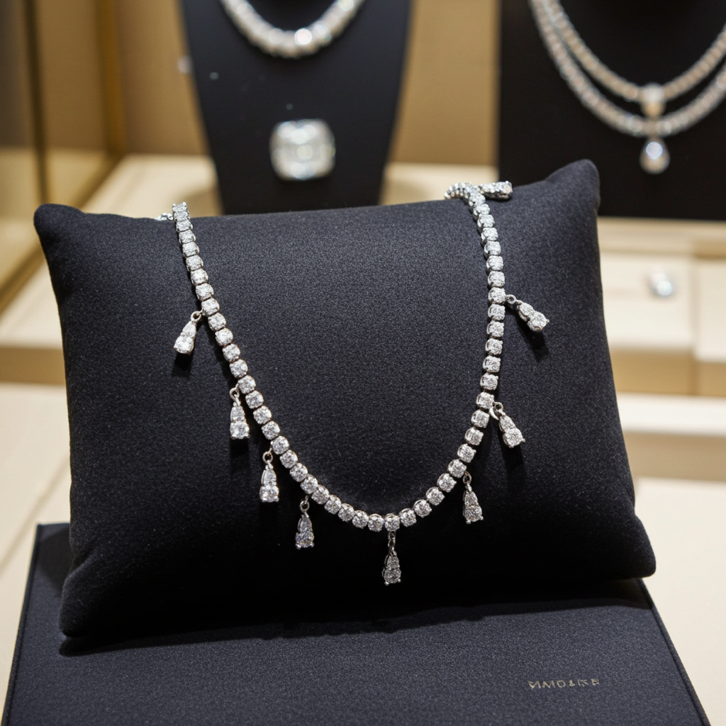 Bracciale tennis - 18 carati Oro bianco - 1.66ct. tw. Diamante (Naturale) - Diamante