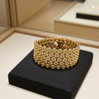 Bracciale tennis in oro giallo e diamanti naturali 25.20 ct