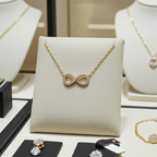 Collana con ciondolo - 18k giallo - 0.21ct. tw. Diamante (Naturale)