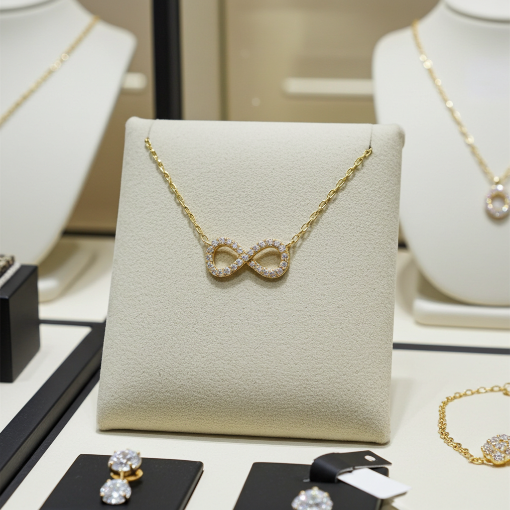 Collana con ciondolo - 18k giallo - 0.21ct. tw. Diamante (Naturale)