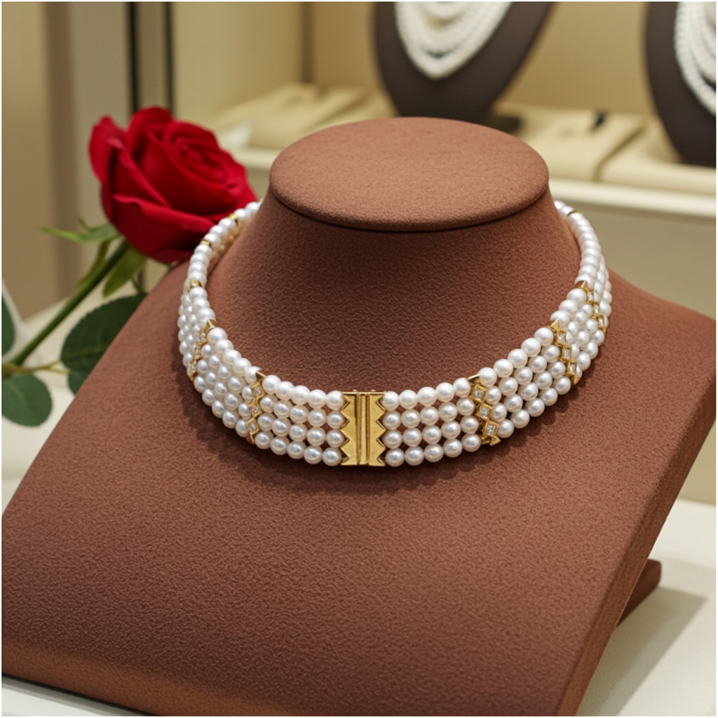 Collana girocollo - 18 carati Oro giallo - 1.80ct. tw. Diamante (Naturale) - Per