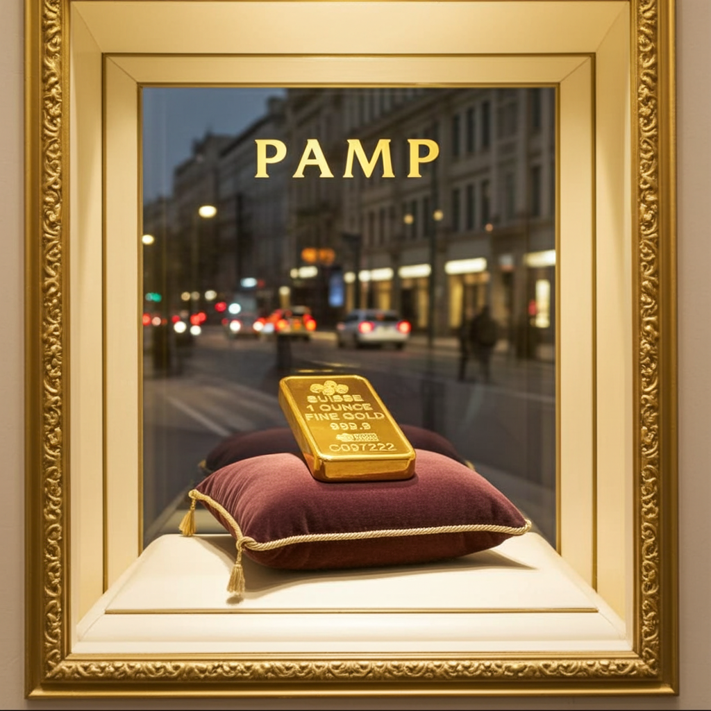 Lingotto oro puro 24k 31,10 grammi (PAMP)