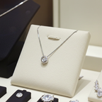 ciondolo punto luce con diamanti naturale 0,25 ct