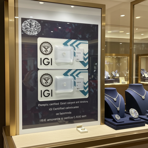 2 diamanti naturali certificato IGI taglio radiante   0.63ct   D VS2