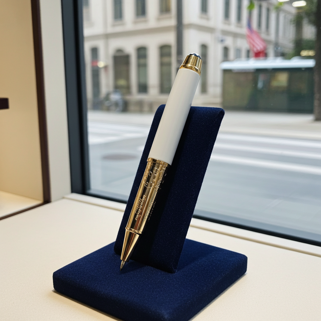 Penna Montblanc Meisterstück Glacier Classique Bianca