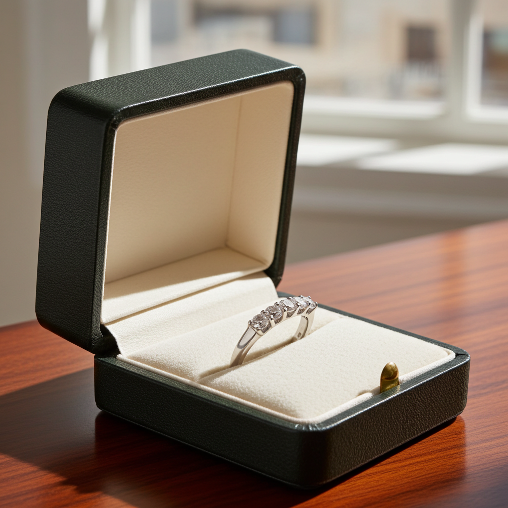 Anello Riviera -0.50 ct Diamanti Naturali