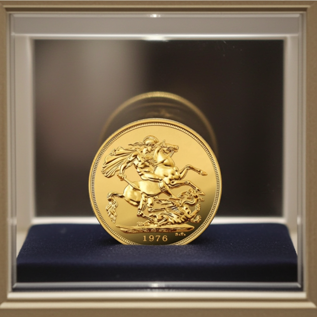 Sterlina oro 22kt Elisabetta II