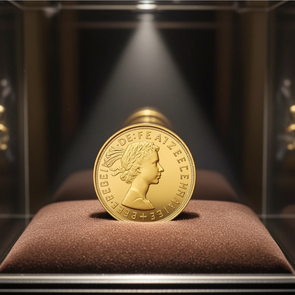 Sterlina oro 22kt Elisabetta II