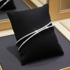 Bracciale in oro bianco 18k e diamanti naturali 1.20ct