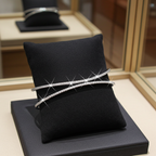 Bracciale in oro bianco 18k e diamanti naturali 1.20ct