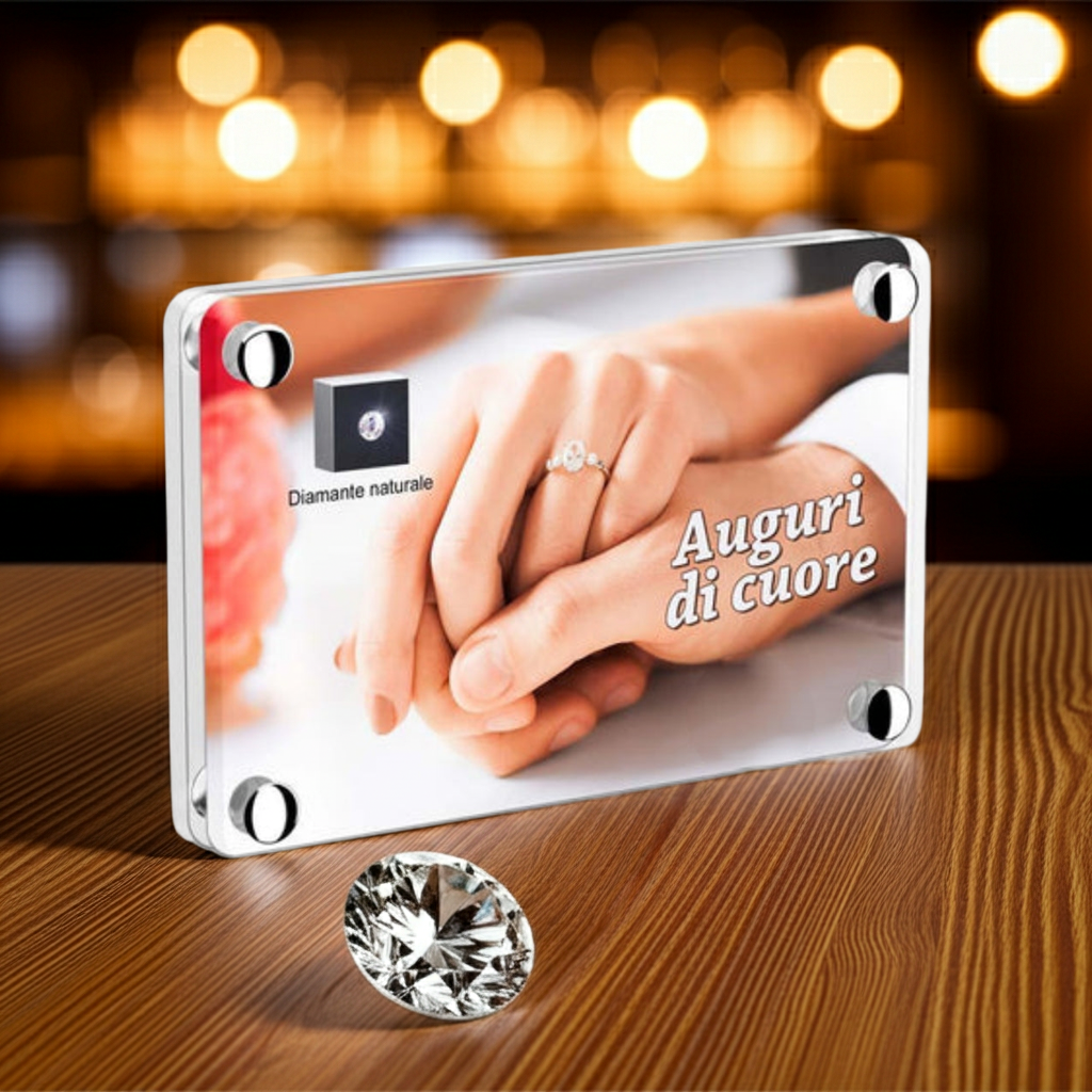 diamante naturale bebé taglio brilliante 0,10ct Colore D VVS1