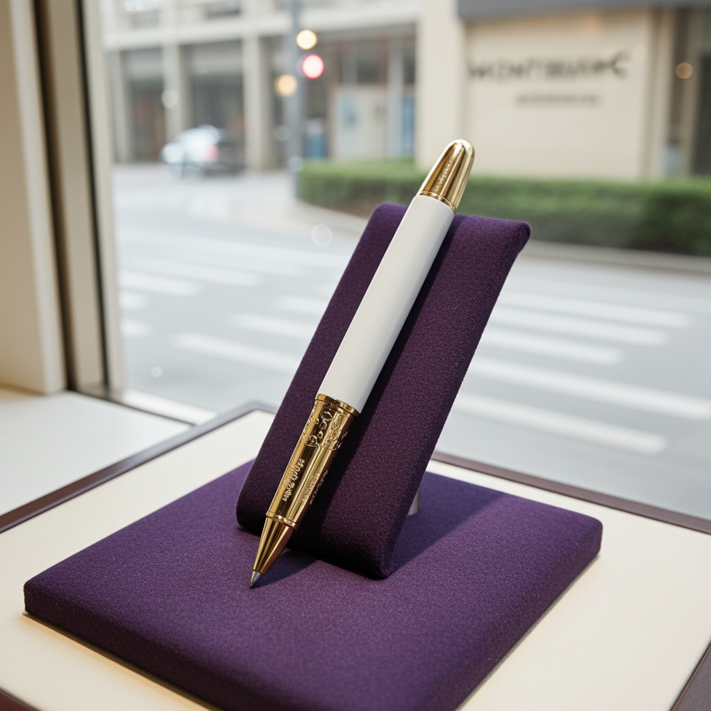 Penna Montblanc Meisterstück Glacier Classique Bianca