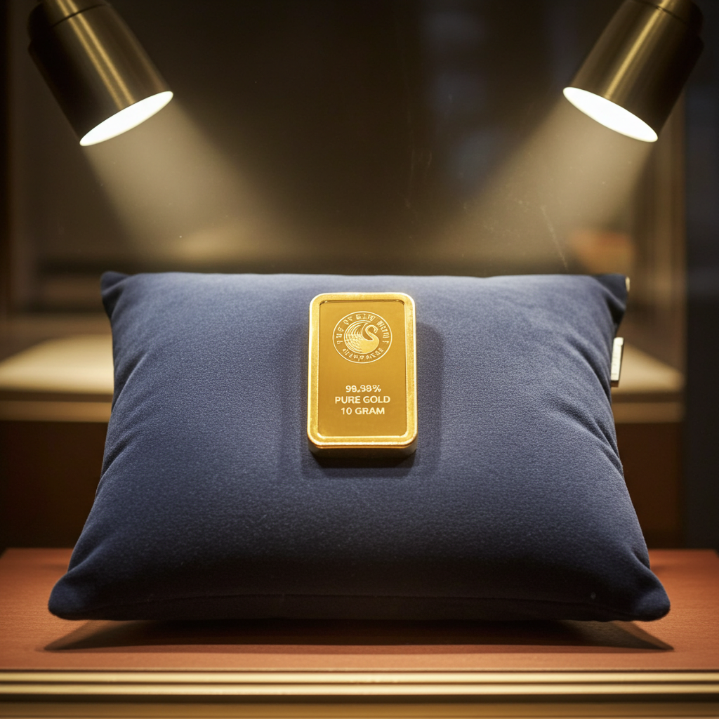 Lingotto oro puro 24k 10 grammi (PAMP) e anche the Perth mint Australia