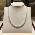 Collana tennis in oro e diamanti naturali 3.50ct certificato IGI