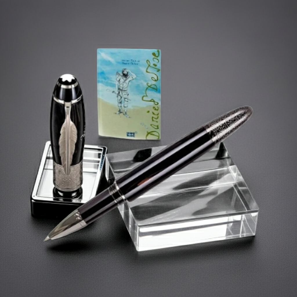 Penna Stilografica Montblanc omaggio a Daniel Defoe EDIZIONE LIMITATA