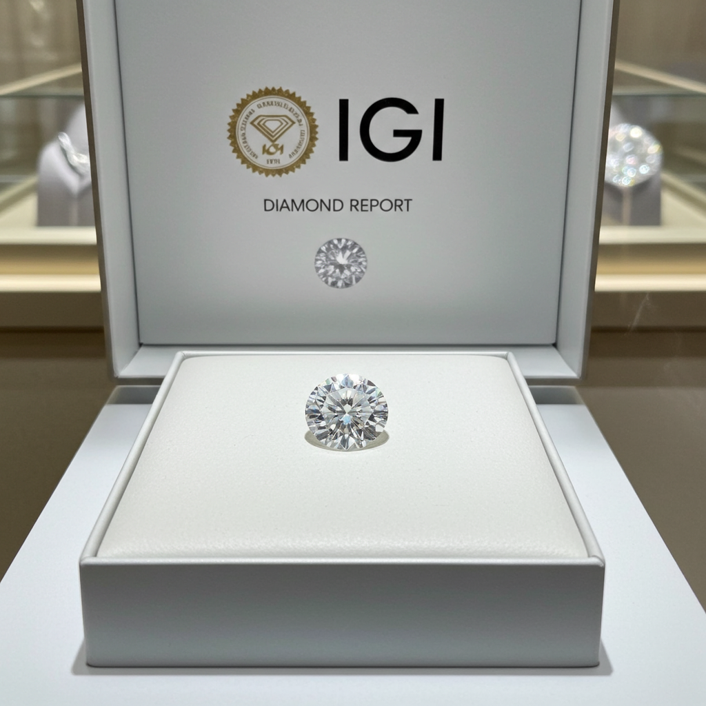 Diamante da investimento certificato igi 0,71 ct D IF