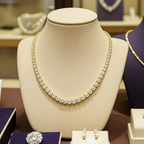 Collana - Oro Giallo 18k - 14.50ct. tw. Diamante (Coltivato in laboratorio)