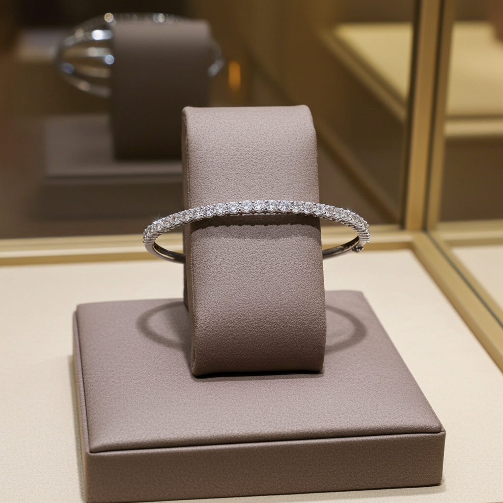 Bracciale - 18 carati Oro bianco - 2.61ct. tw. Diamante (Naturale)