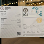 diamanti naturali certificato IGI  0.71ct