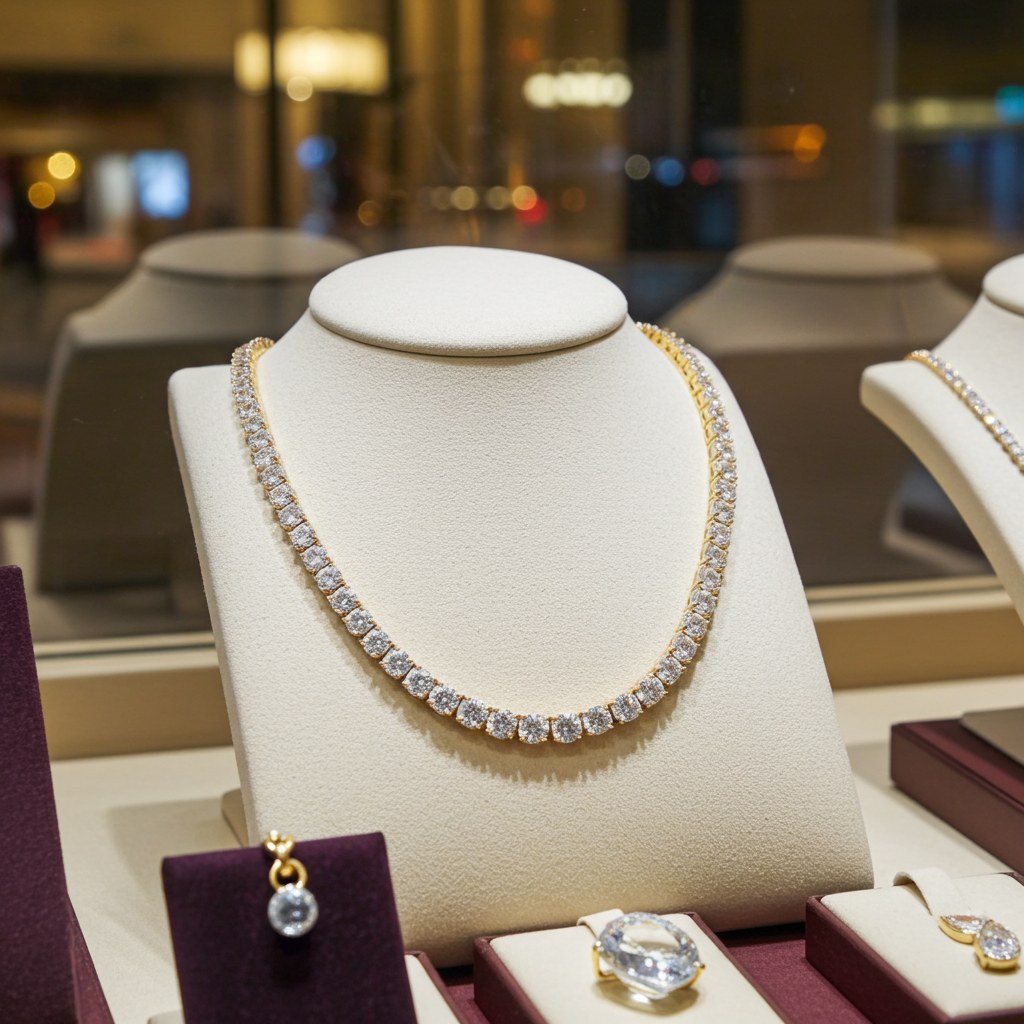 Collana - 18 carati Oro giallo, D-E/VVS - 11.43ct. tw. Diamante (Naturale)