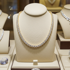 Collana - 18 carati Oro giallo, D-E/VVS - 11.43ct. tw. Diamante (Naturale)