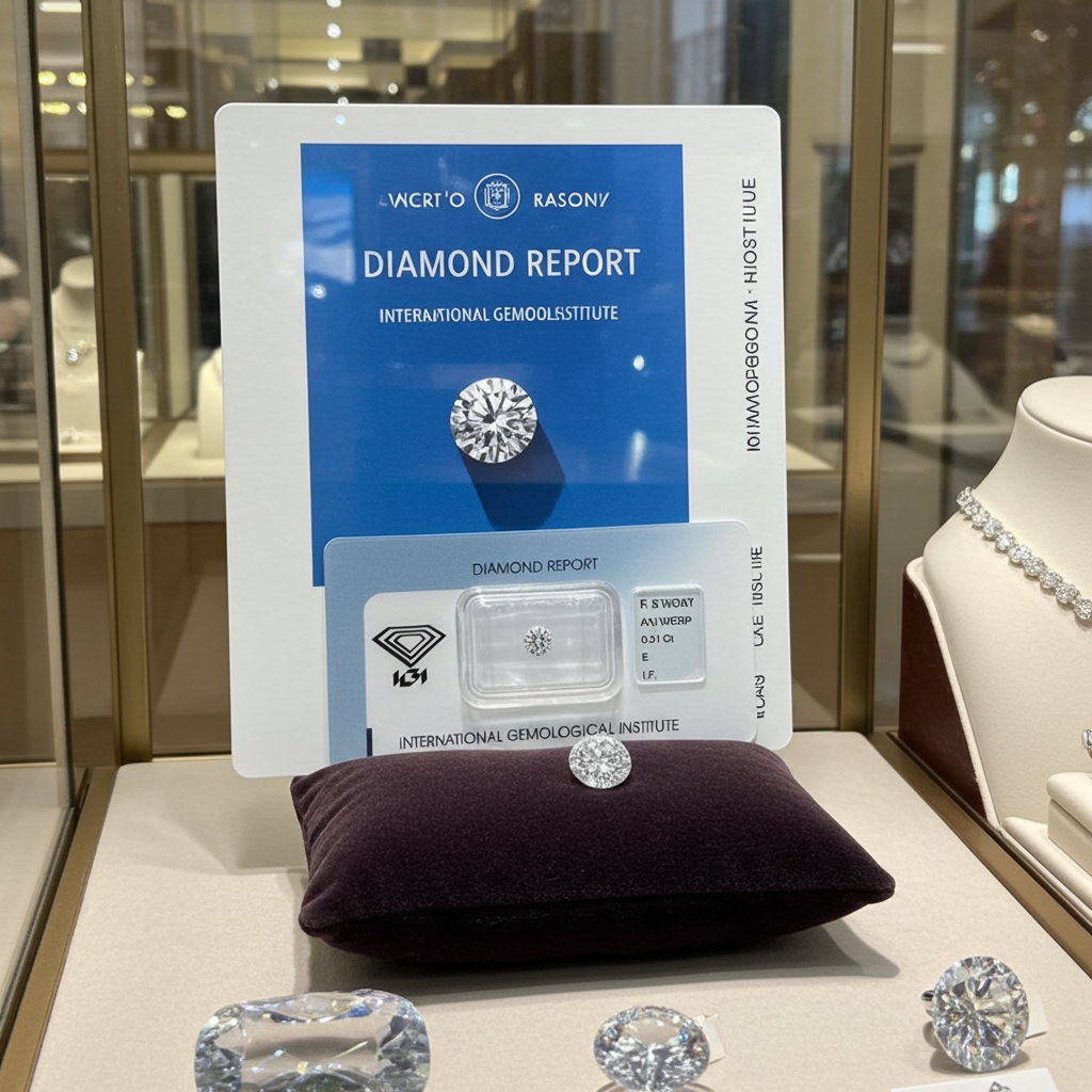diamante naturale certificato IGI 0,51 ct E IF
