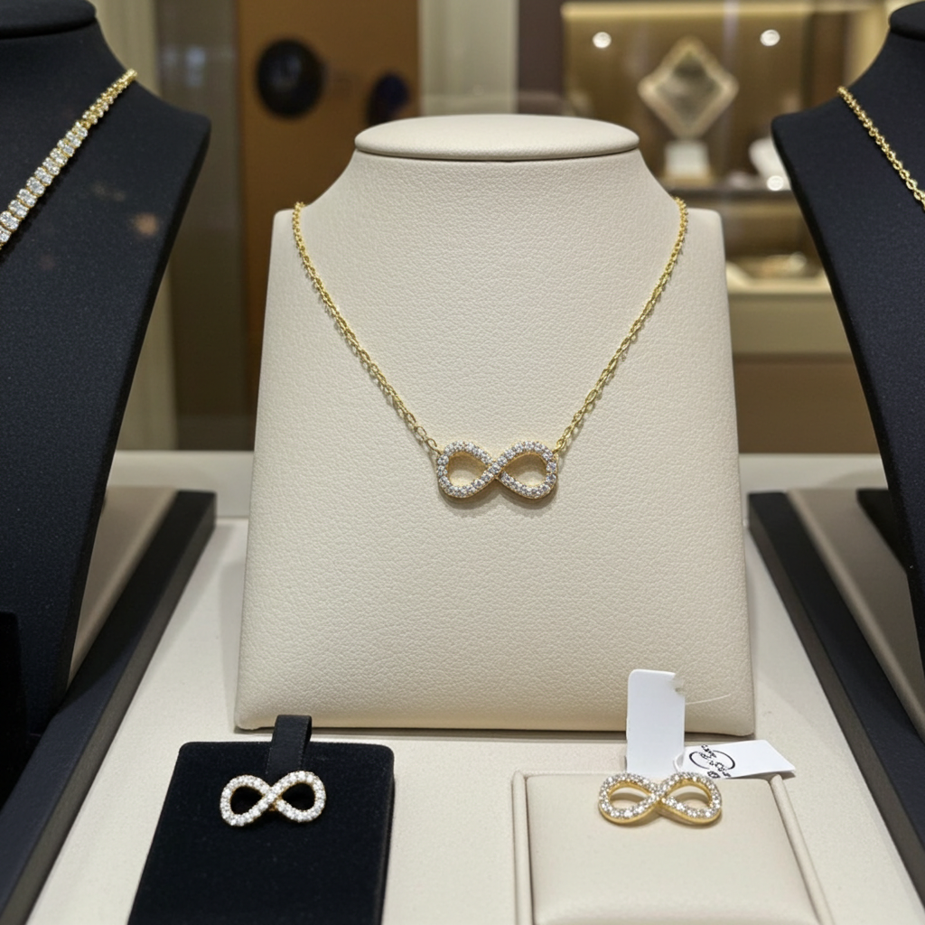 Collana con ciondolo - 18k giallo - 0.21ct. tw. Diamante (Naturale)