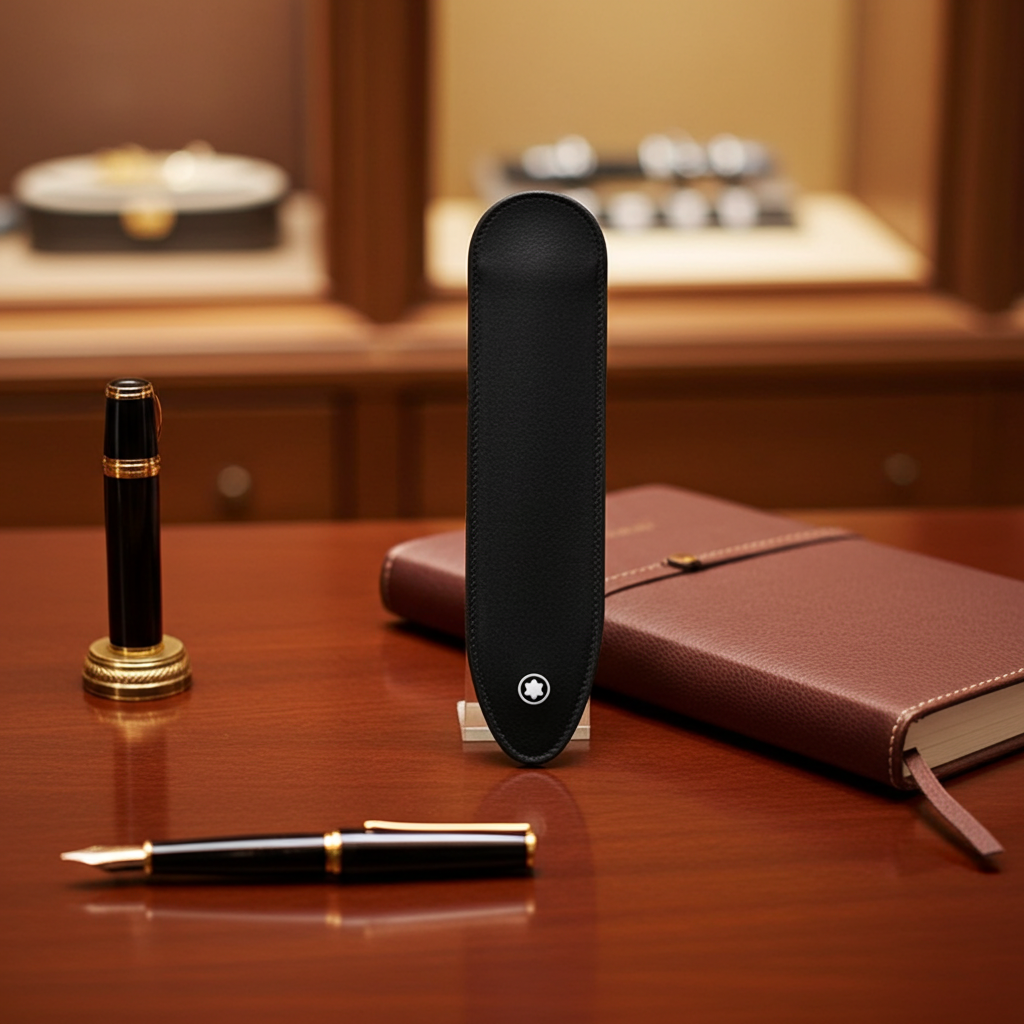 Astuccio Porta Penna 1 posto Meisterstuck - NERO MONTBLANC