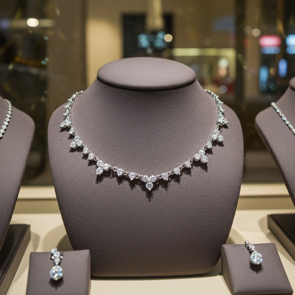 Collana con ciondolo in oro giallo18k e diamanti naturali 2.50ct