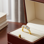 Anello Trilogy -0.90ct Diamanti Naturali