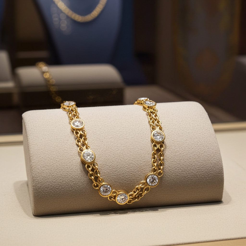 Bracciale in oro e diamante naturale 5.00ct