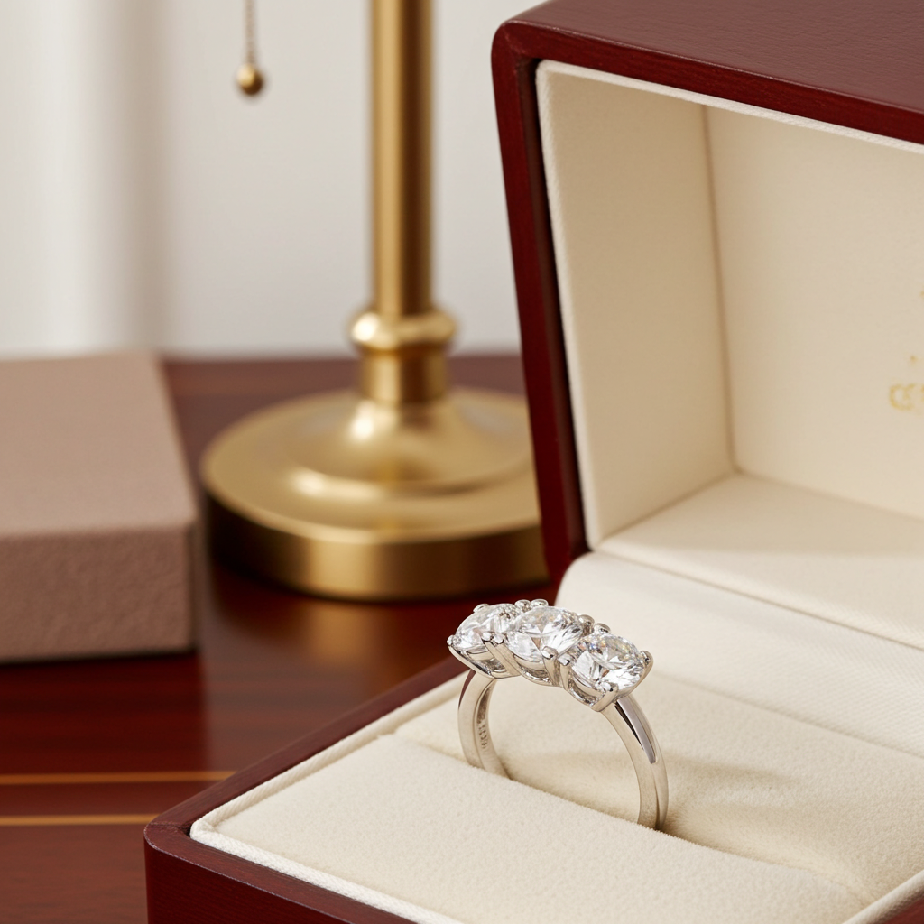 Anello Trilogy -2.40 ct Diamanti Naturali