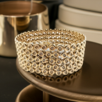 Bracciale tennis in oro giallo e diamanti naturali 25.20 ct