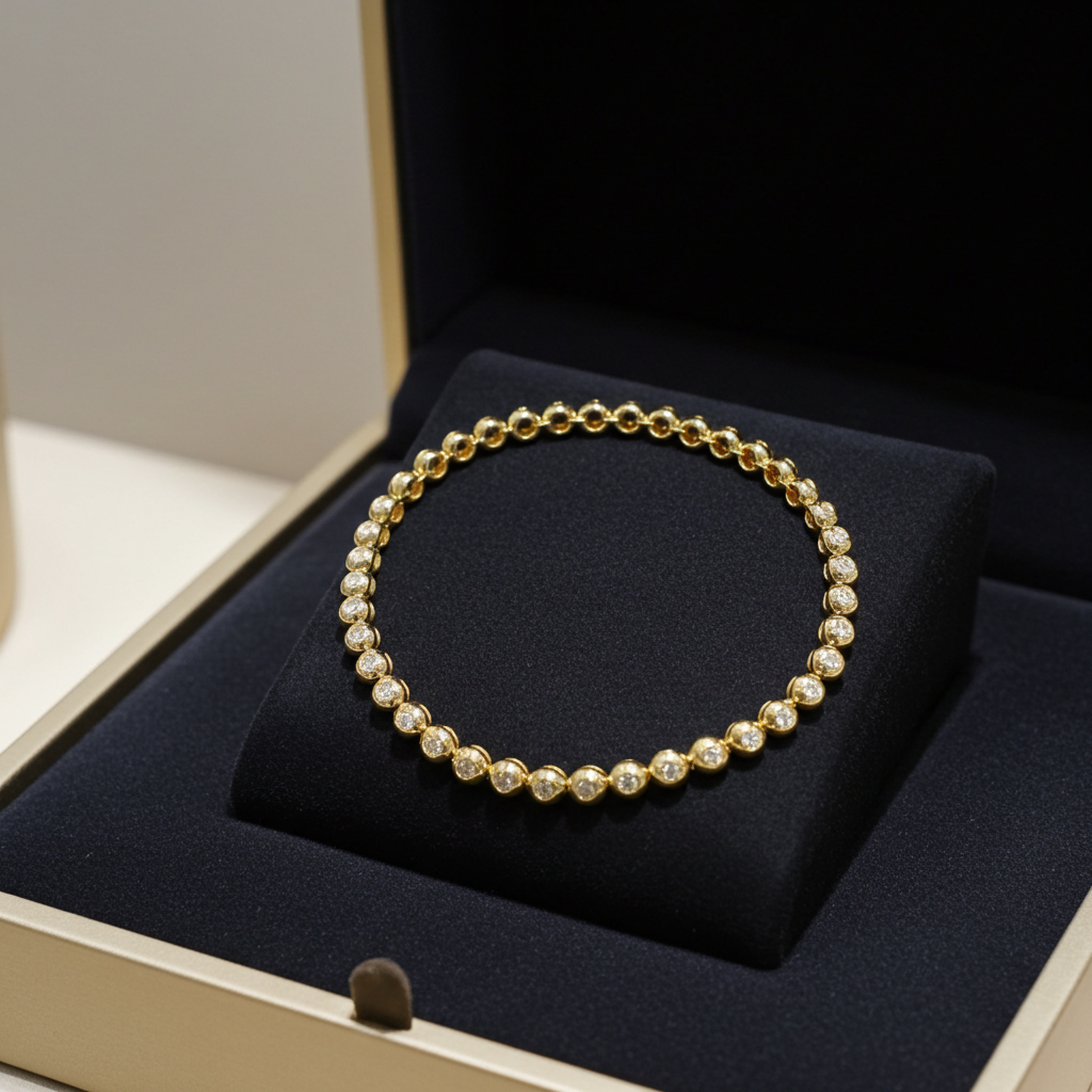 Bracciale - 18 carati Oro giallo - 1.17ct. tw. Diamante (Naturale)