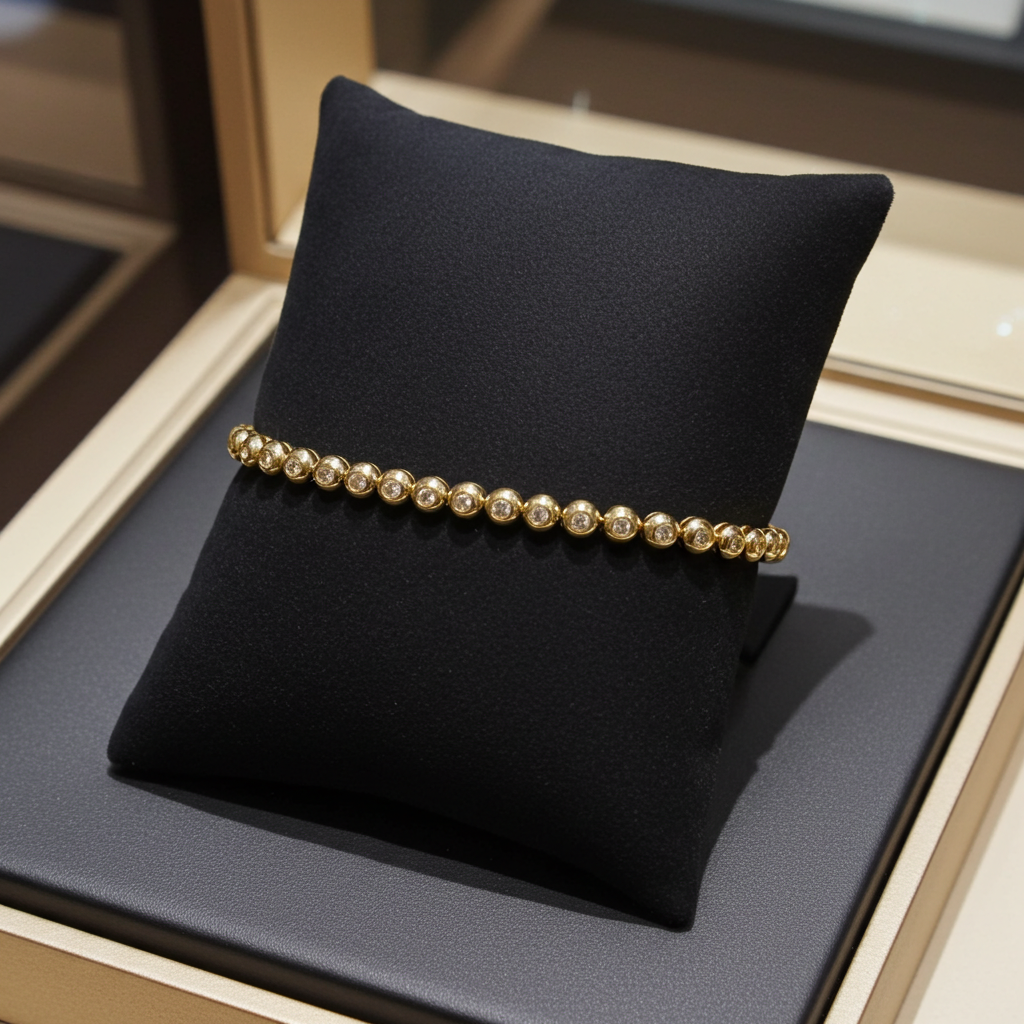 Bracciale - 18 carati Oro giallo - 1.17ct. tw. Diamante (Naturale)