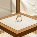 Anello di fidanzamento - 18k giallo - 0.65ct. tw. Diamante (Naturale)