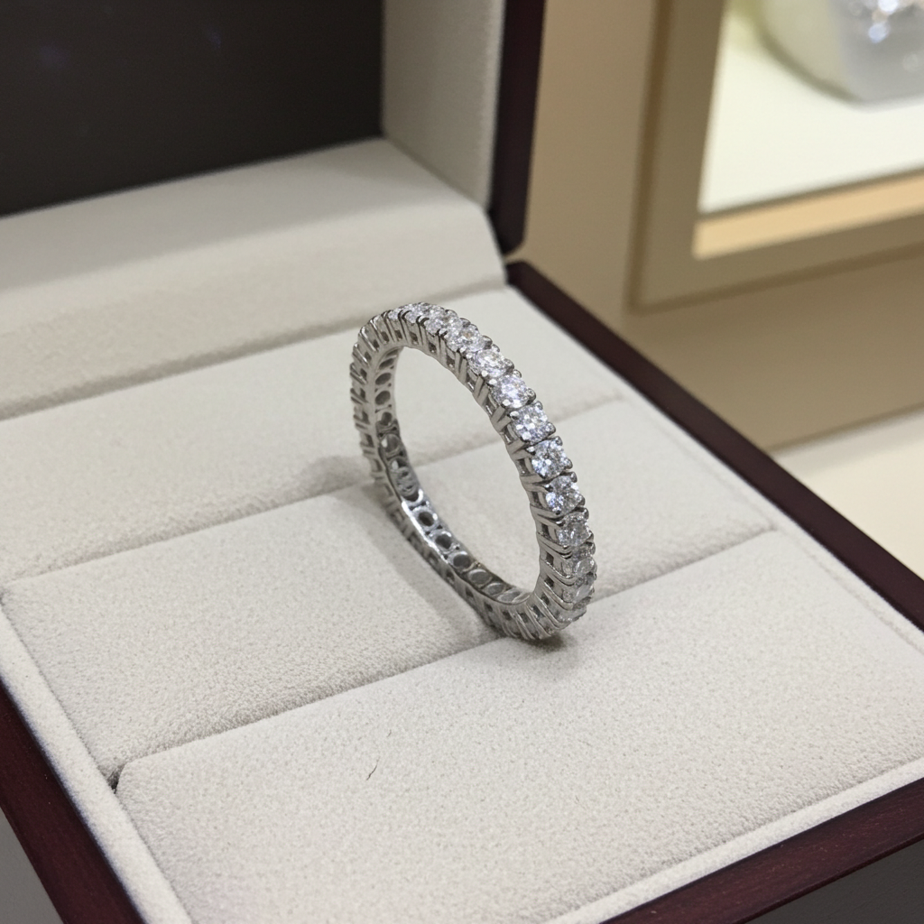 Anello - 18 carati Oro bianco - 2.22ct. tw. Diamante (Naturale) -