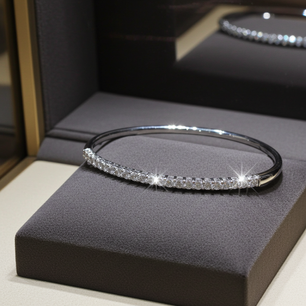 Bracciale - 18 carati Oro bianco - 2.61ct. tw. Diamante (Naturale)