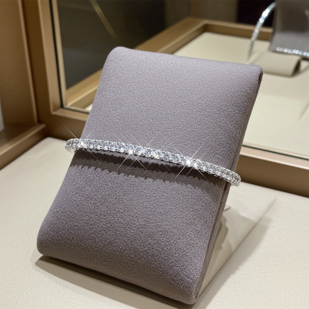 Bracciale - 18 carati Oro bianco - 2.61ct. tw. Diamante (Naturale)