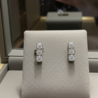 Orecchini “Trilogy” con 0.60ct Diamanti Naturali