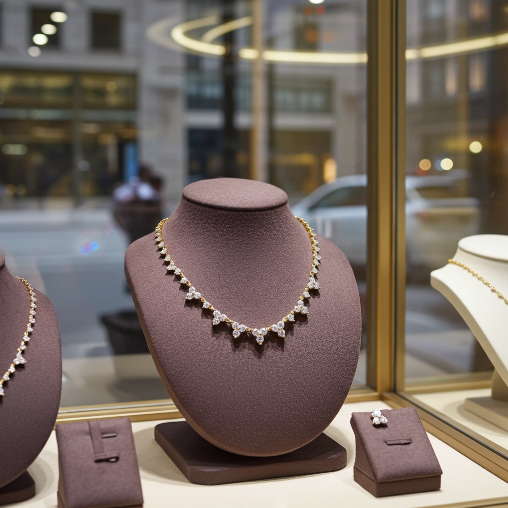 Collana con ciondolo in oro giallo18k e diamanti naturali 2.50ct