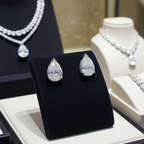 Orecchini - 18 carati Oro bianco - 1.00ct. tw. Diamante (Naturale) - Pera