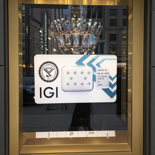 10 pezzi diamanti naturali certificato IGI 0.96ct  F VVS1