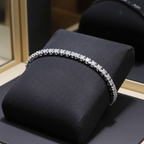 Bracciale - 18 carati Oro bianco - 10.12ct. tw. Diamante (Naturale)