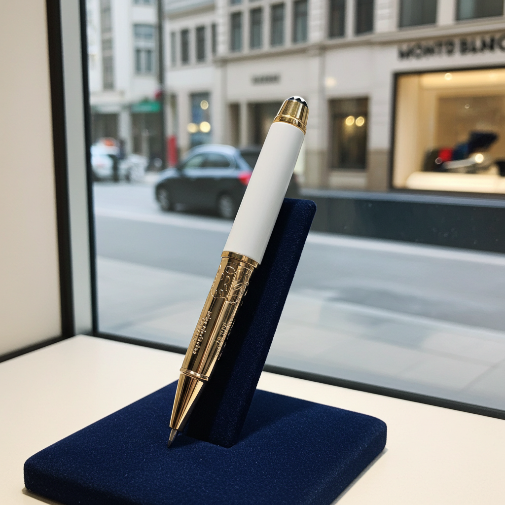 Penna Montblanc Meisterstück Glacier Classique Bianca