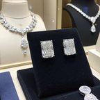 Orecchini a lobo - 18 carati Oro bianco - 1.00ct. Diamante (Naturale) -