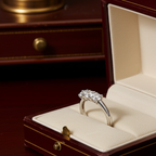 Anello trilogy , diamanti naturali 1.20 ct certificato IGI D IF