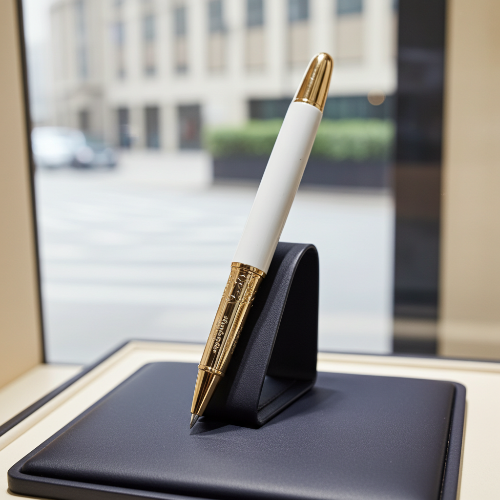 Penna Montblanc Meisterstück Glacier Classique Bianca